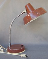 Régi Szarvasi gégecsöves asztali lámpa , olvasólámpa 