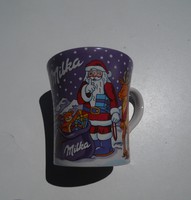 Milka karácsonyi teáscsésze bögre porcelán