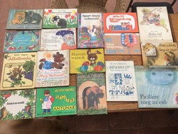 17 darab tündéri gyerekkönyv az 1970-es évekből