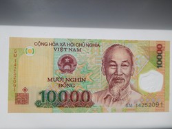 Vietnám 10 000 dong 2017 UNC Polymer