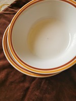 2 db Alföldi porcelán menzás leveses tányér 
