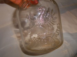 Antik Braun  likőrős üveg palack 7 dl-es űrtartalmú 