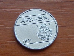 ARUBA 25 CENT 1991 Pénzverde: Utrecht, Hollandia #