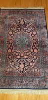 Kézi csomózású Kashmír Selyem perzsa szőnyeg 