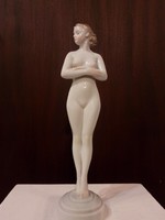 Herendi porcelán női akt szobor