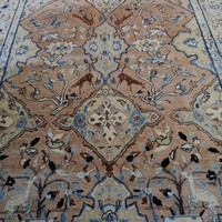 Iráni Nain kézi csomózású selyem szőnyeg.210x140cm. Alkudható!!