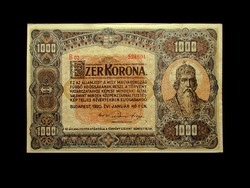 1000 KORONA 1920 - NAGYALAKÚ - EREDETI - GYÖNYÖRŰ