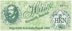 Hegyvidéki Kultúrális Napok 1992 - 20 Kossuth Bankó
