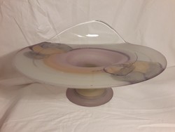 Extremely rare form - ion tamaian (jon) art - glass serving bowl signed original large size