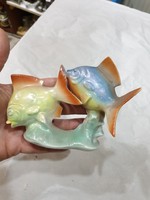Régi német porcelán hal 