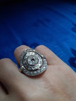 Bvlgari ezüst gyűrű, kis méret 