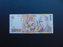 Románia 5000 lei 1998 