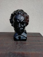Ludwig Van Beethoven üveg mellszobor, brüszt