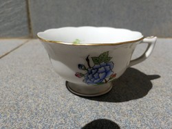 Régi Herendi mokkás, kávés csésze, pillangós Viktória szép festett.hozzá illő alj a termékeimben!  