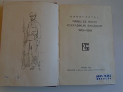 G004  Garay Antal - Párisi és hazai forradalmi emlékeim 1848-49, KNER GYOMA 1914