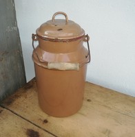 Rare 5 liter Budafok, enamel milk jug, jug, nostalgia piece 106