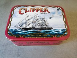 GYŰJTŐI FÉMDOBOZ! Clipper Brand Cutty Sark 1869