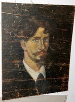 Antik Petőfi Sándor portré festmény 626