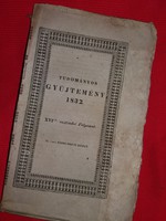 1832. Vörösmarty Mihály folyóiratának egy épen maradt darabja merített antik pergamenpapír