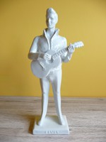 Zsolnay porcelán Elvis szobor 