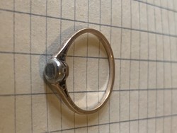 Antik 14 kr arany gyűrű brillel diszitve eladó!Ara:20000.-