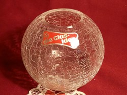 153 Kézzel készült WMF Die Glas Idee repesztett üveg váza 10x12 cm 