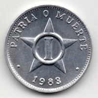 Kuba Cuba 1 centavos, 1983