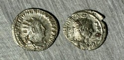 2 db római ezüst