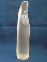 Kosta, Szűz Mária sav maratott  tömör kristály üvegből extra igényes munka  18,7 cm 