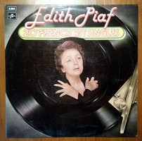 Edith Piaf - 20 French Hit Singles, dupla, 1970 , EMI Columbia, India