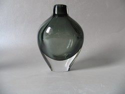 Szignózott, skandináv váza - Orrefors