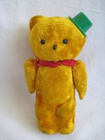 Antik játék maci mackó medve figura 12 cm