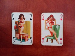 Régi römi kártya, erotikus francia kártya 