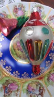 Régi üveg karácsonyfadisz hőlégballon 