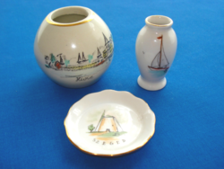 Small memorial vases and bowls (Balaton - Hévíz - Szeged)