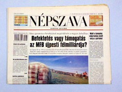 2002 2 12  /  18. SZÜLETÉSNAPRA!  /  NÉPSZAVA  /  Szs.:  13380