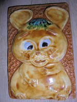 Mouse figurine wall ceramic