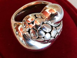 Hatalmas ezüst gyűrű 