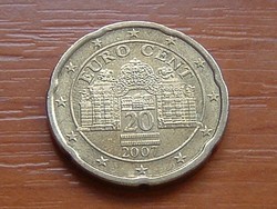 AUSZTRIA OSZTRÁK 20 EURO CENT 2007 (Belvedere kastély)