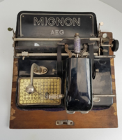 Mignon AEG model 4 írógép