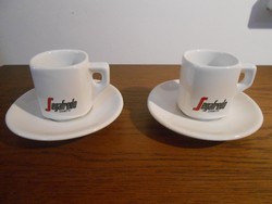 Segafredo kávéskészlet 2 személyes olasz porcelán