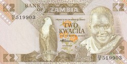 Zambia 2 kwacha, UNC bankjegy