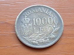 ROMÁNIA 10000 LEI 1947 10 g 27 mm 60%-70% réz, 40%-30% cink #