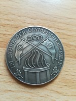 Náci olimpiai 1936 emlékérem, 3,8 cm átmero