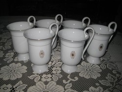 Elegant hooded cups, set, marked, never used