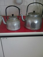 Teafőző, víz forraló párban, alumínium