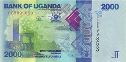 Uganda 2000 shilling 2019 UNC