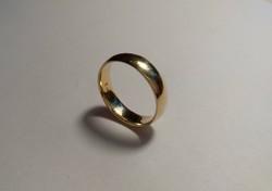 Férfi 14 k-os karikagyűrű