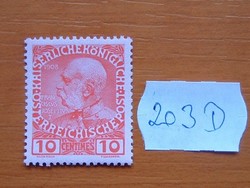 OSZTRÁK Krétai osztrák Posta 10 CTM 1908 FERENC JÓZSEF CSÁSZÁR 203D