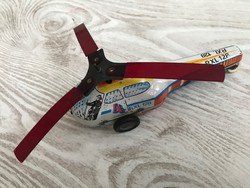 Helikopter lemezárugyár régi játék 2 darab egyben eladó